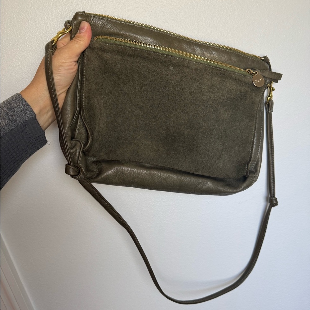 Clare V Olive Gosee Green Crossbody Bag